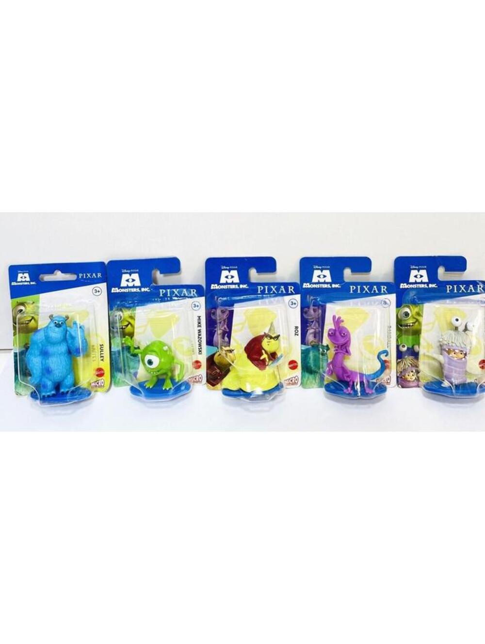 Monsters Inc Cake Toppers / Micro Action Figures Whole Play Set New Kids Toy Lot